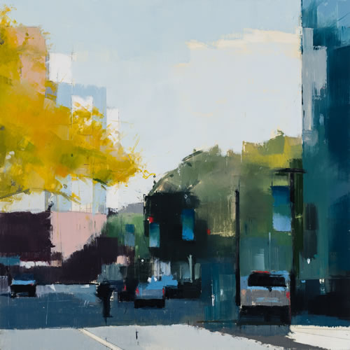 painting, Fall Shadows