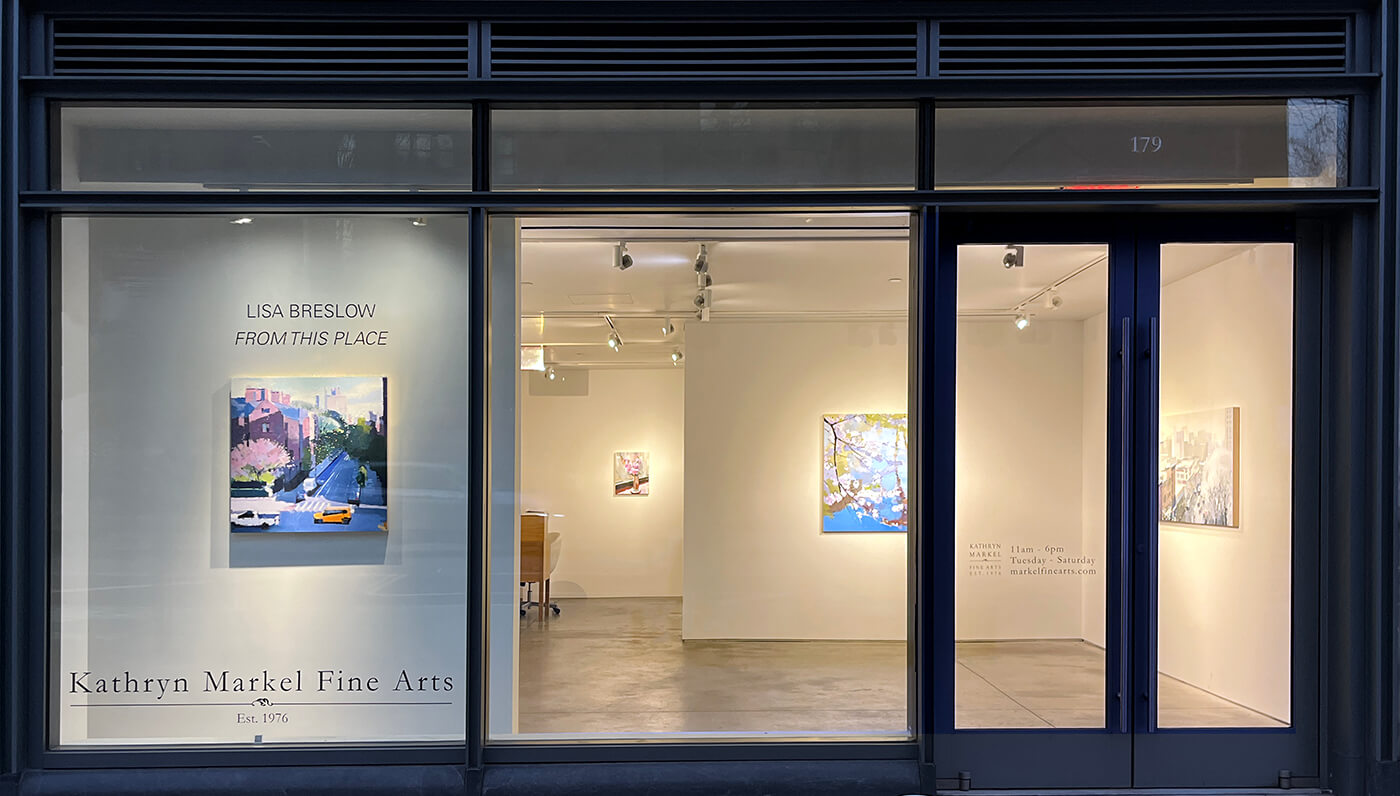 Installation of the 2024 exhibition with Lisa Breslow.