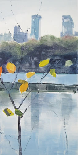 monotype Central Park #11