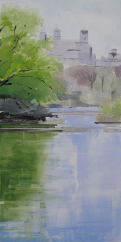 monotype Central Park #5