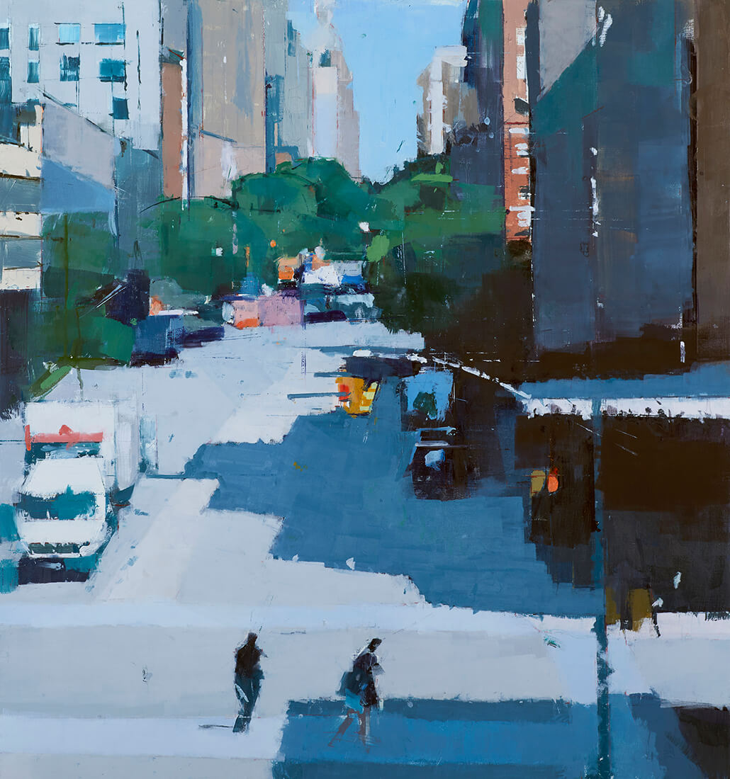 painting, Summer Shadows, painting by Lisa Breslow