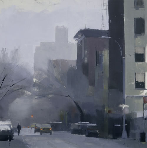 painting West Village, Greenwich Street