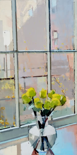painting, Window Meditation